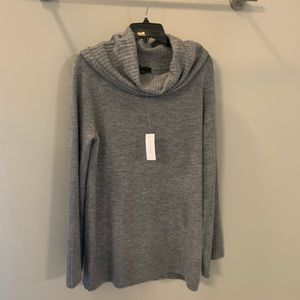 Large gray Ann Taylor sweater.